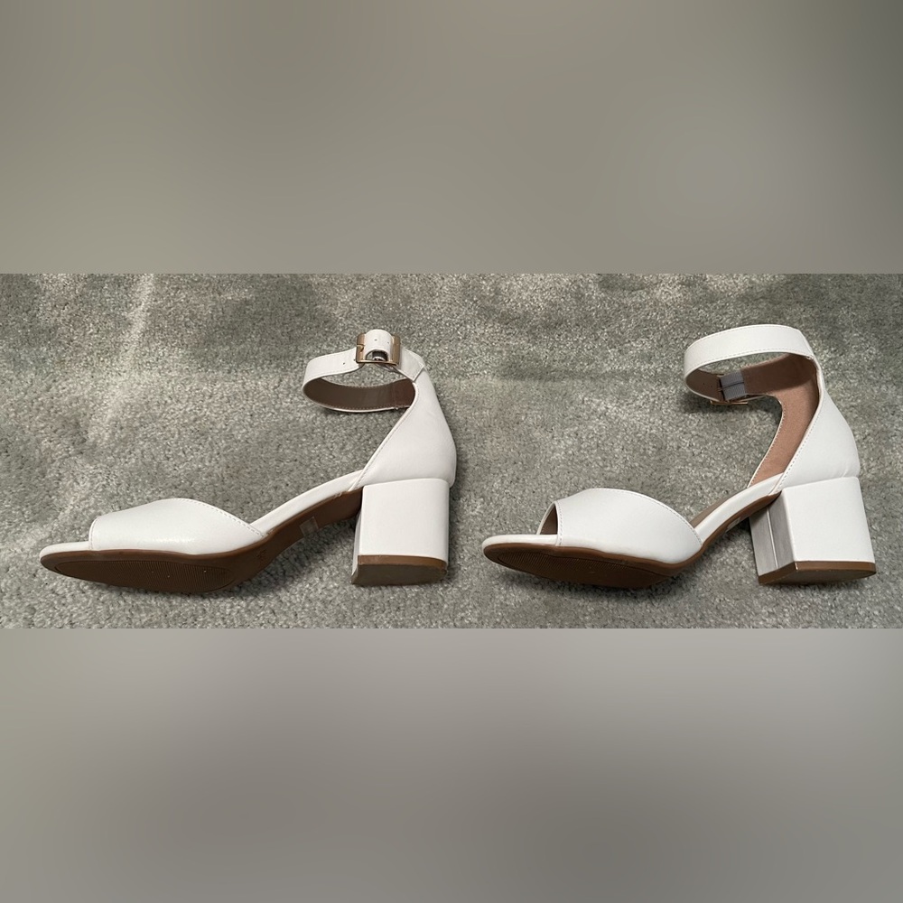 DREAM PAIRS Womens Chunkle Low Heel Pump Ankle Strap Dress Sandal - 8.5 - Picture 7 of 8